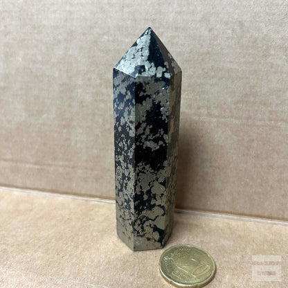 Punta Pirita con turmalina