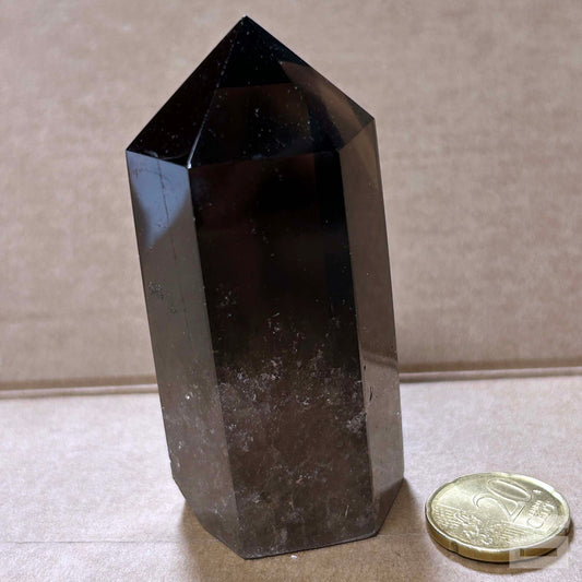 Punta Cuarzo Citrino Ahumado