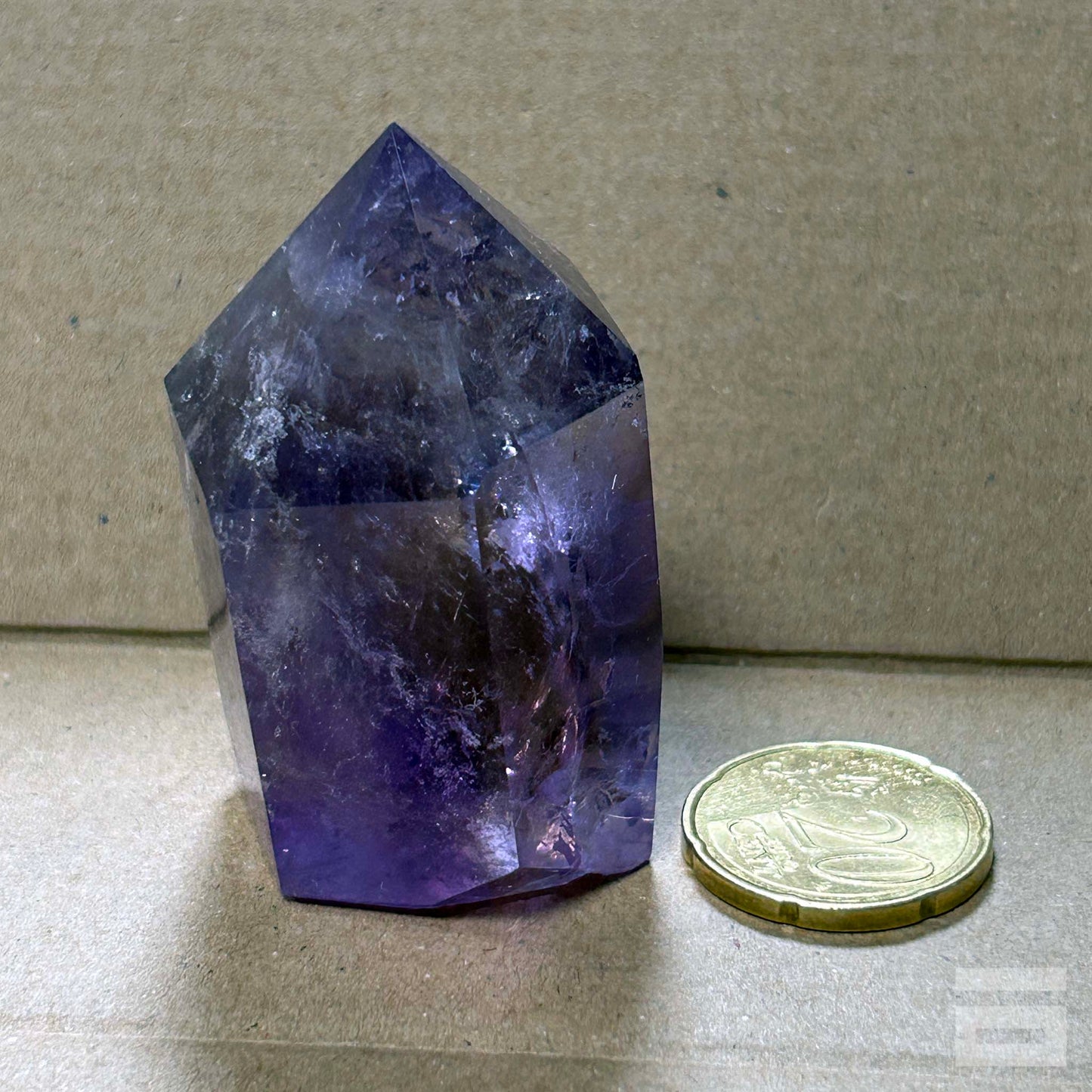 Punta Cuarzo ametrino (amatista y citrino)