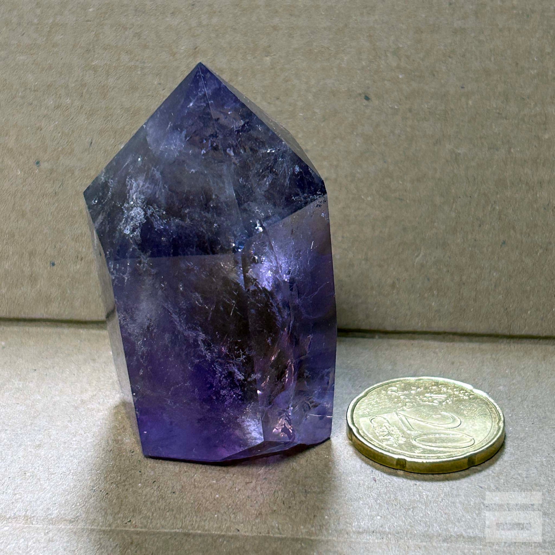 Punta Cuarzo ametrino (amatista y citrino)