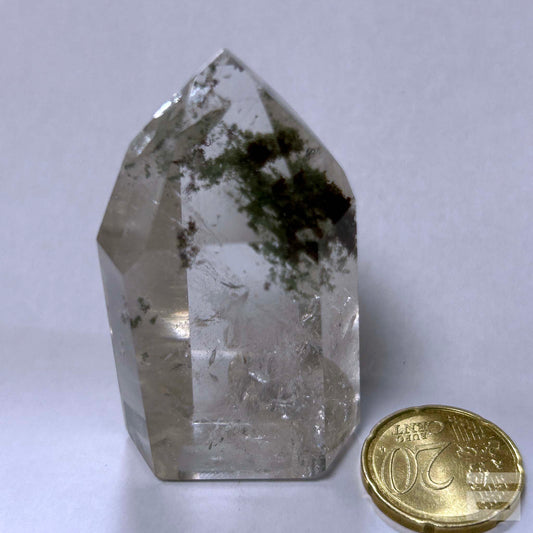 Punta Cuarzo Chamánico con lodolita