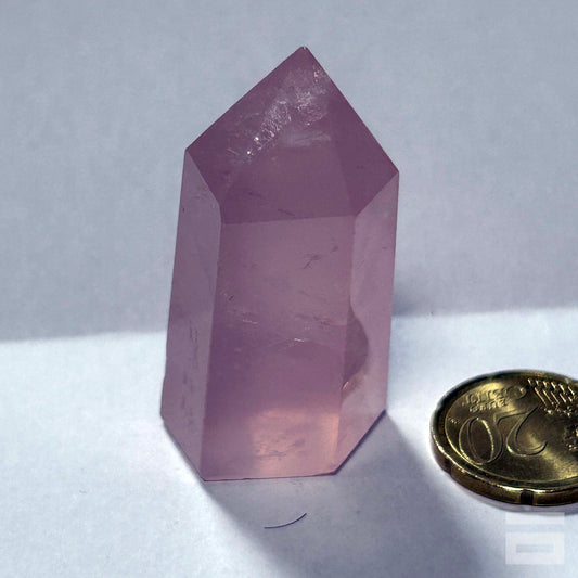 Punta Cuarzo Rosa calidad gema