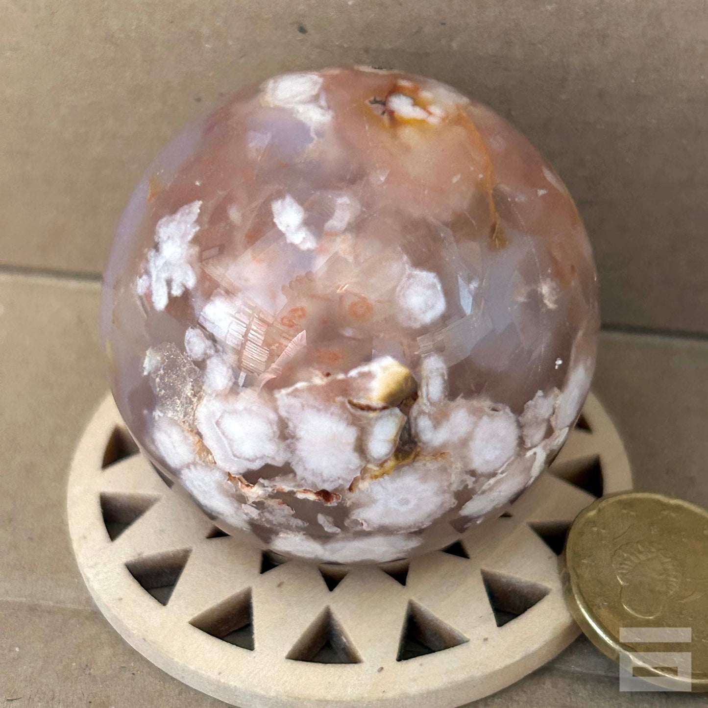 Esfera Agata Cereza