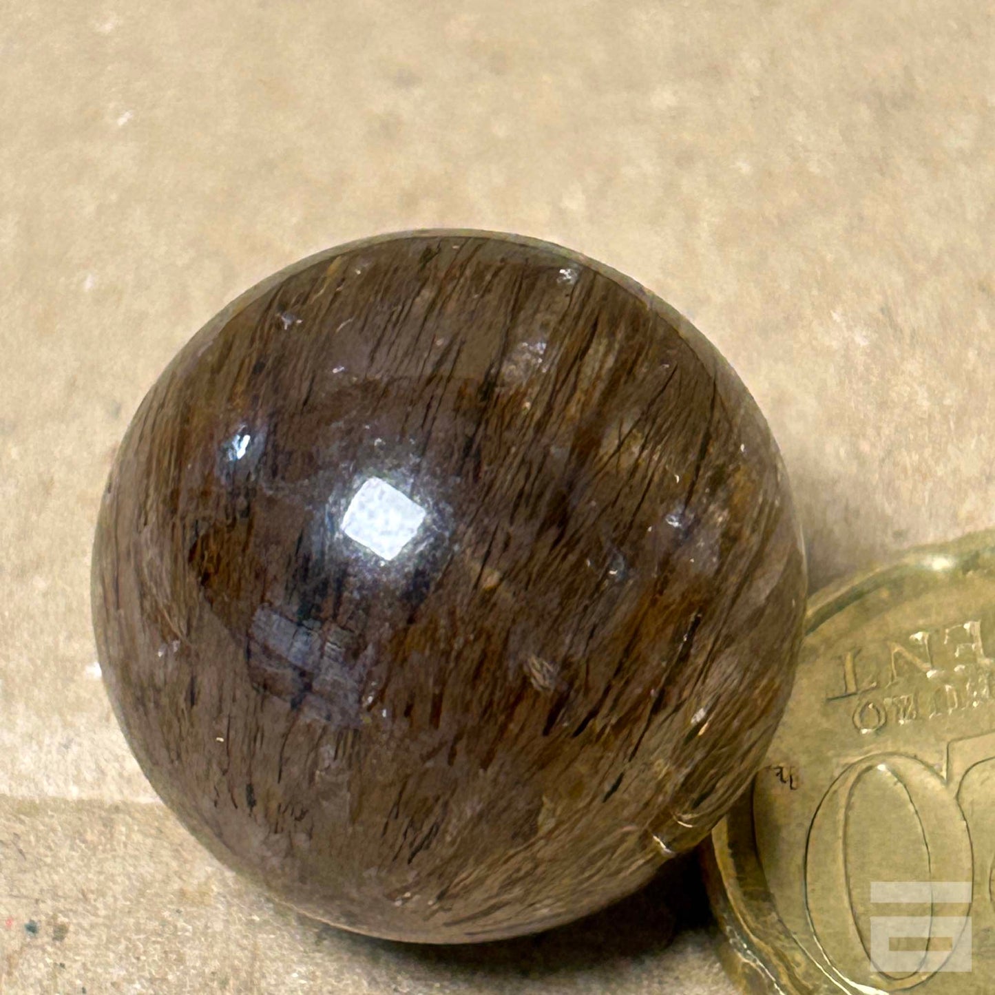 Esfera Cuarzo rutilado