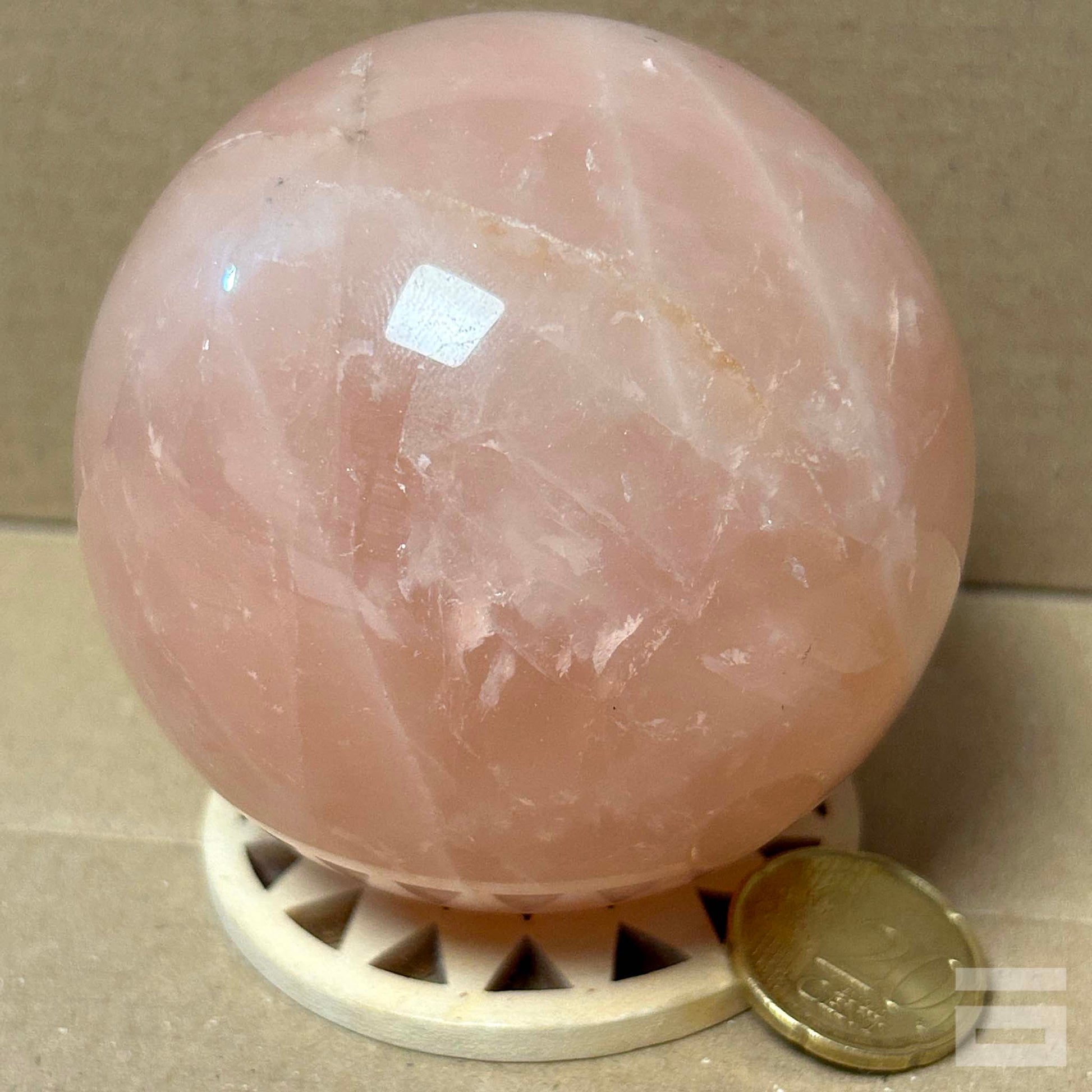 Esfera Cuarzo rosa