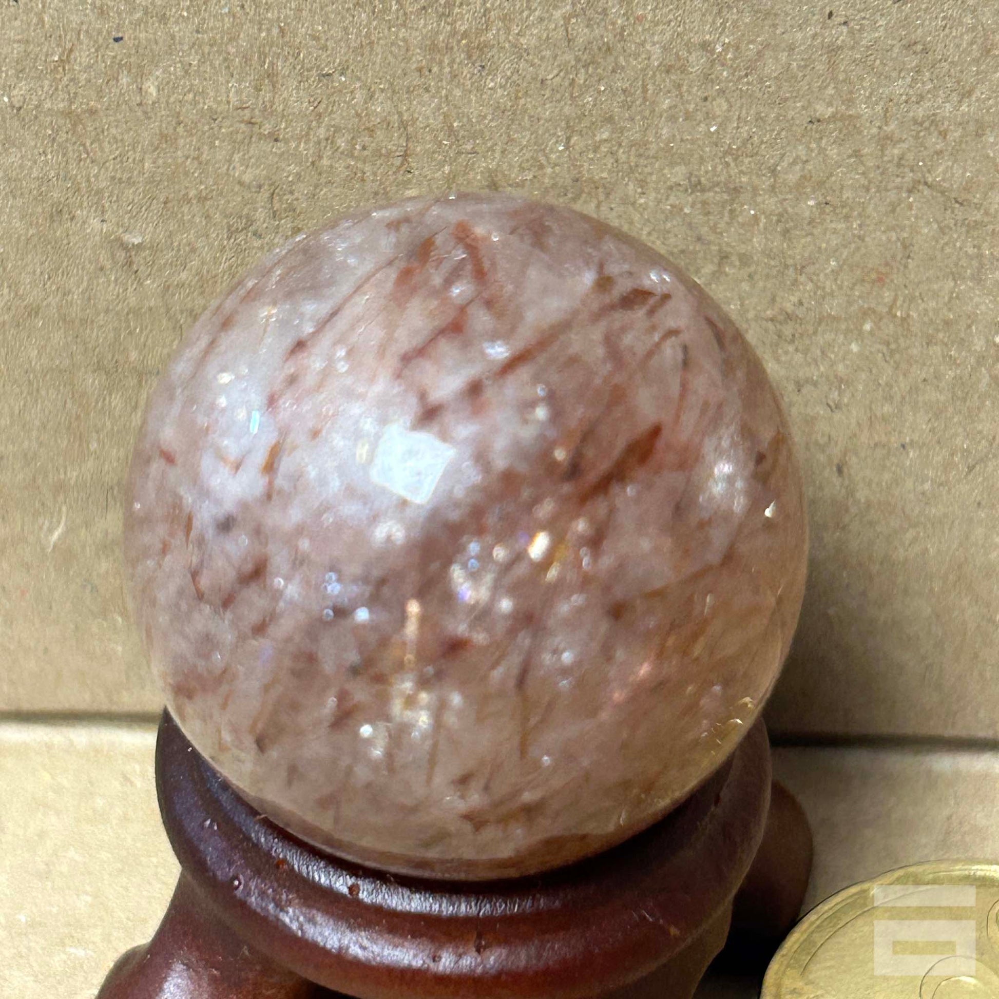 Esfera Cuarzo rutilado