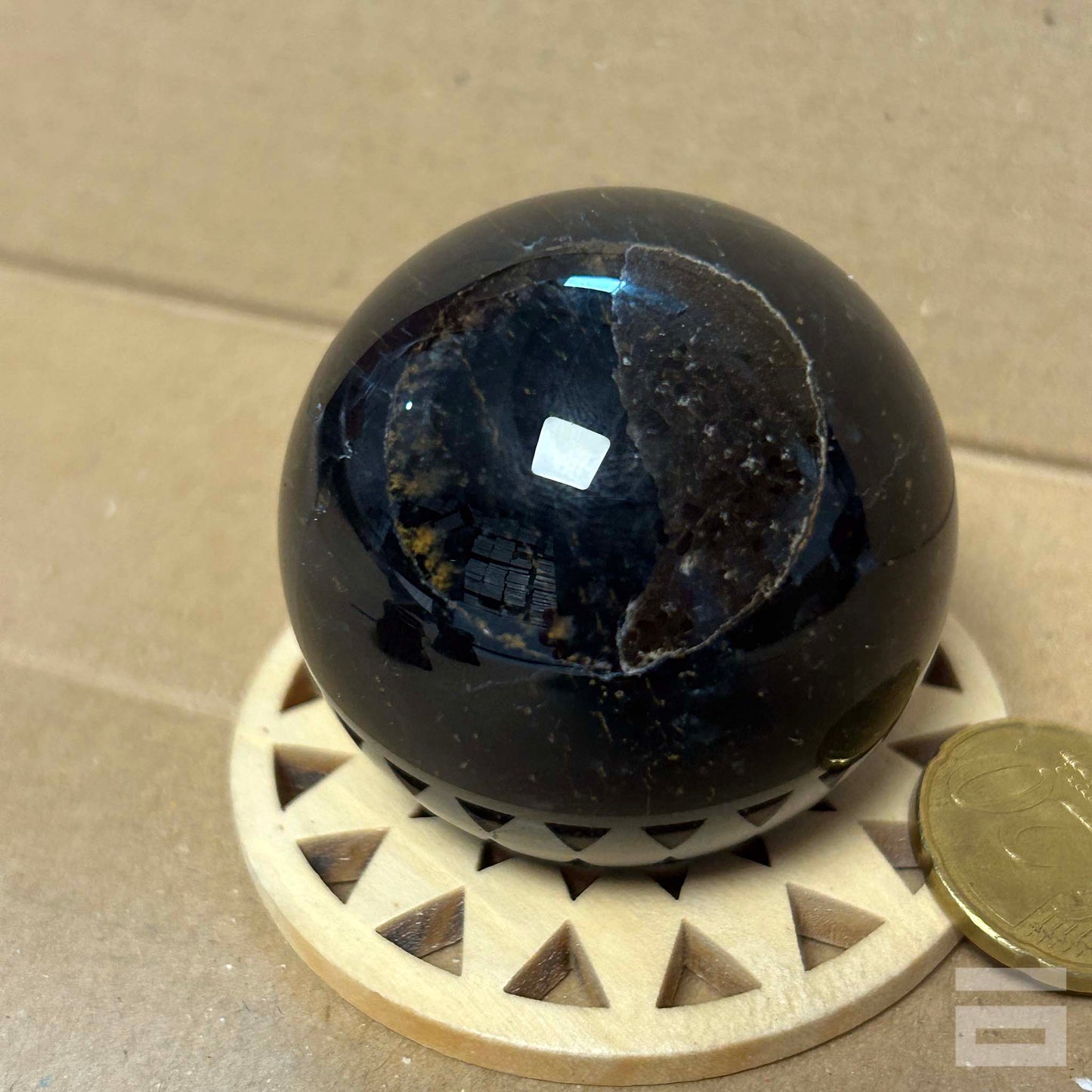 Esfera de Ojo de tigre azul