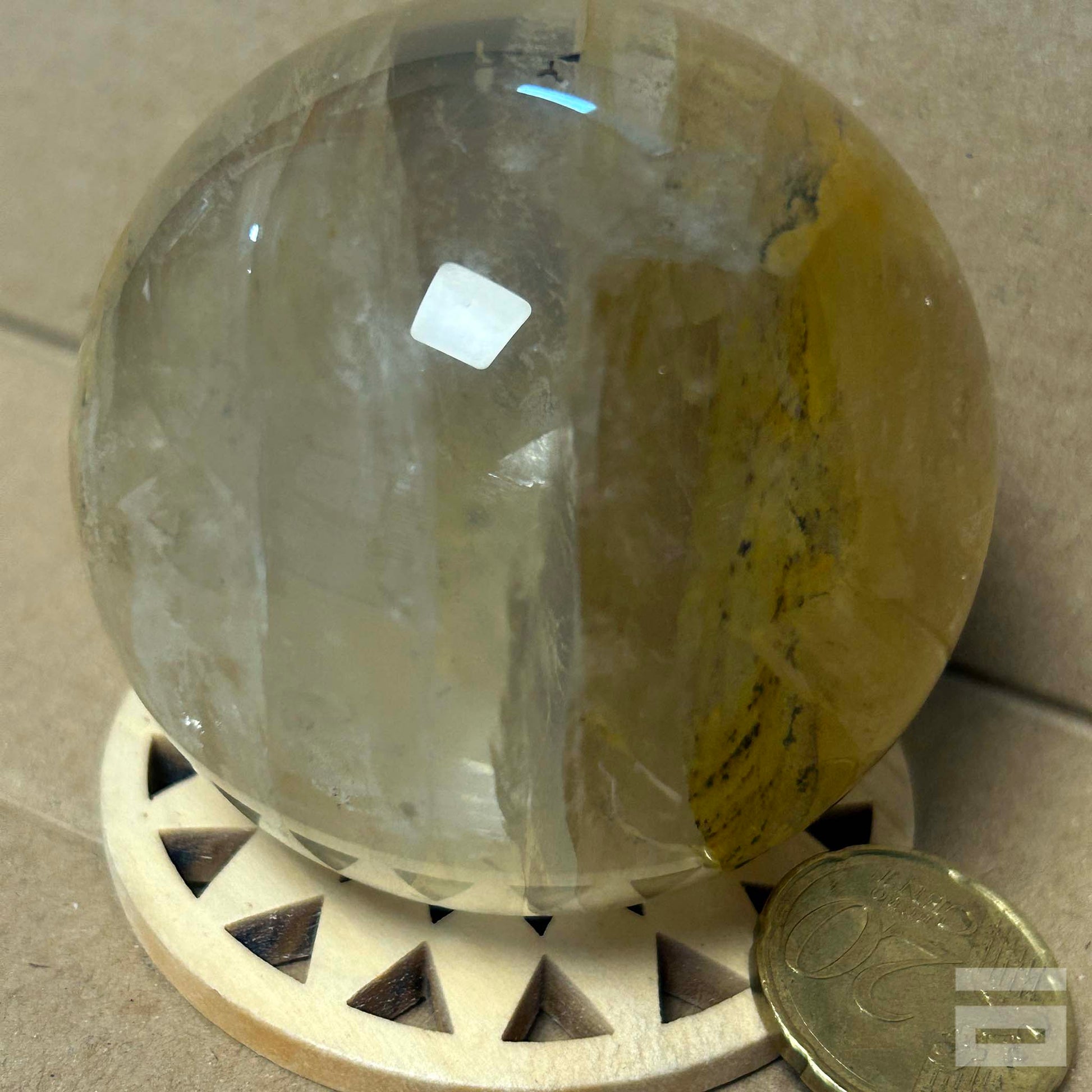Esfera de Cuarzo sanador (Golden healer)