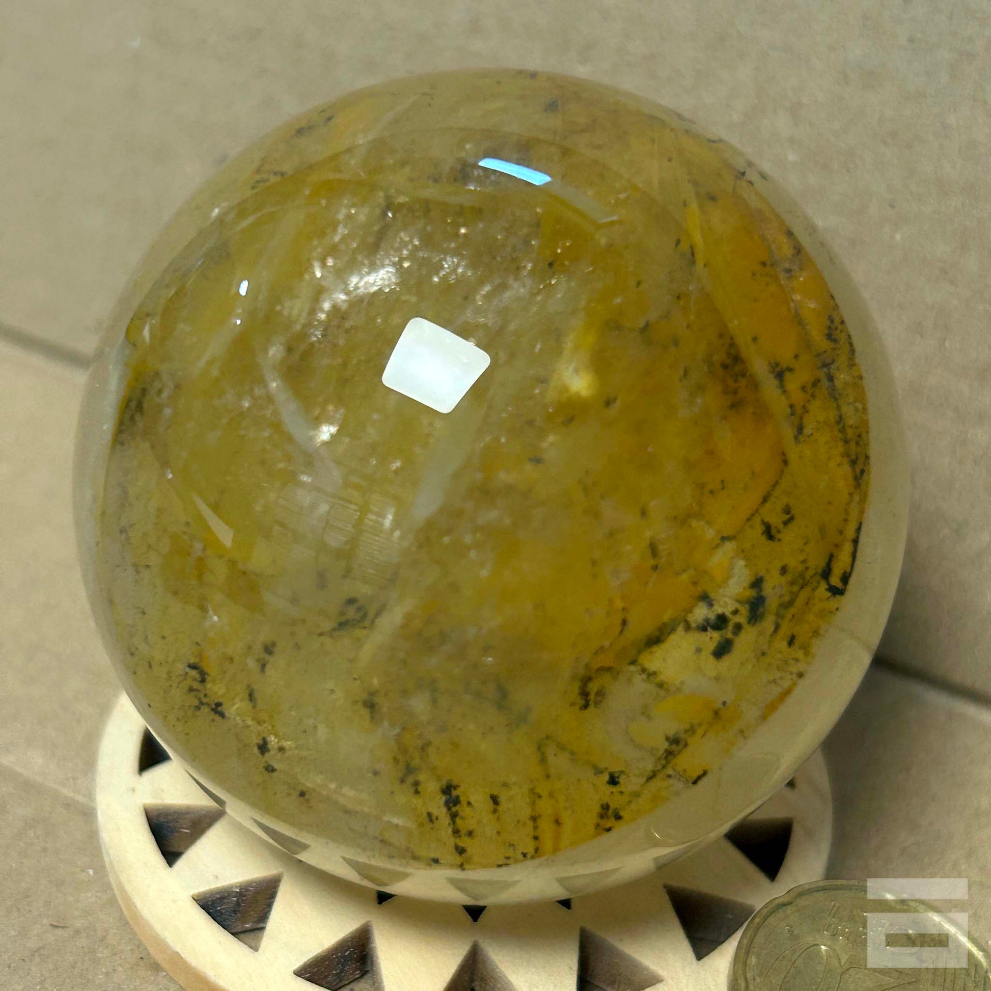 Esfera de Cuarzo sanador (Golden healer)