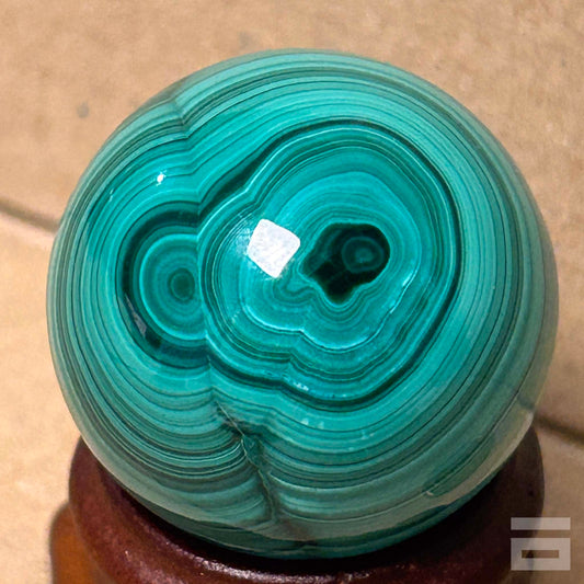 Esfera de malaquita