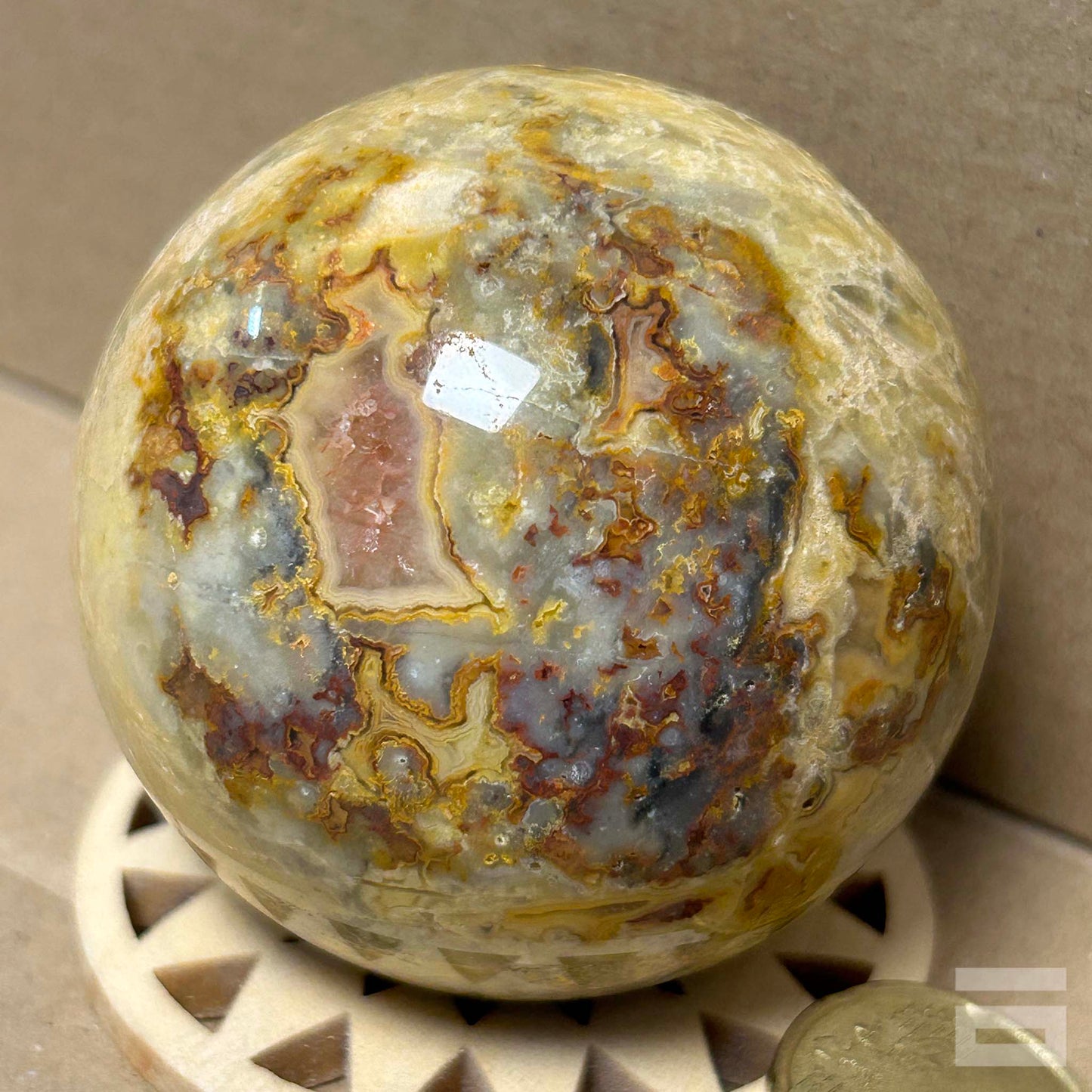 Esfera de Ágata loca