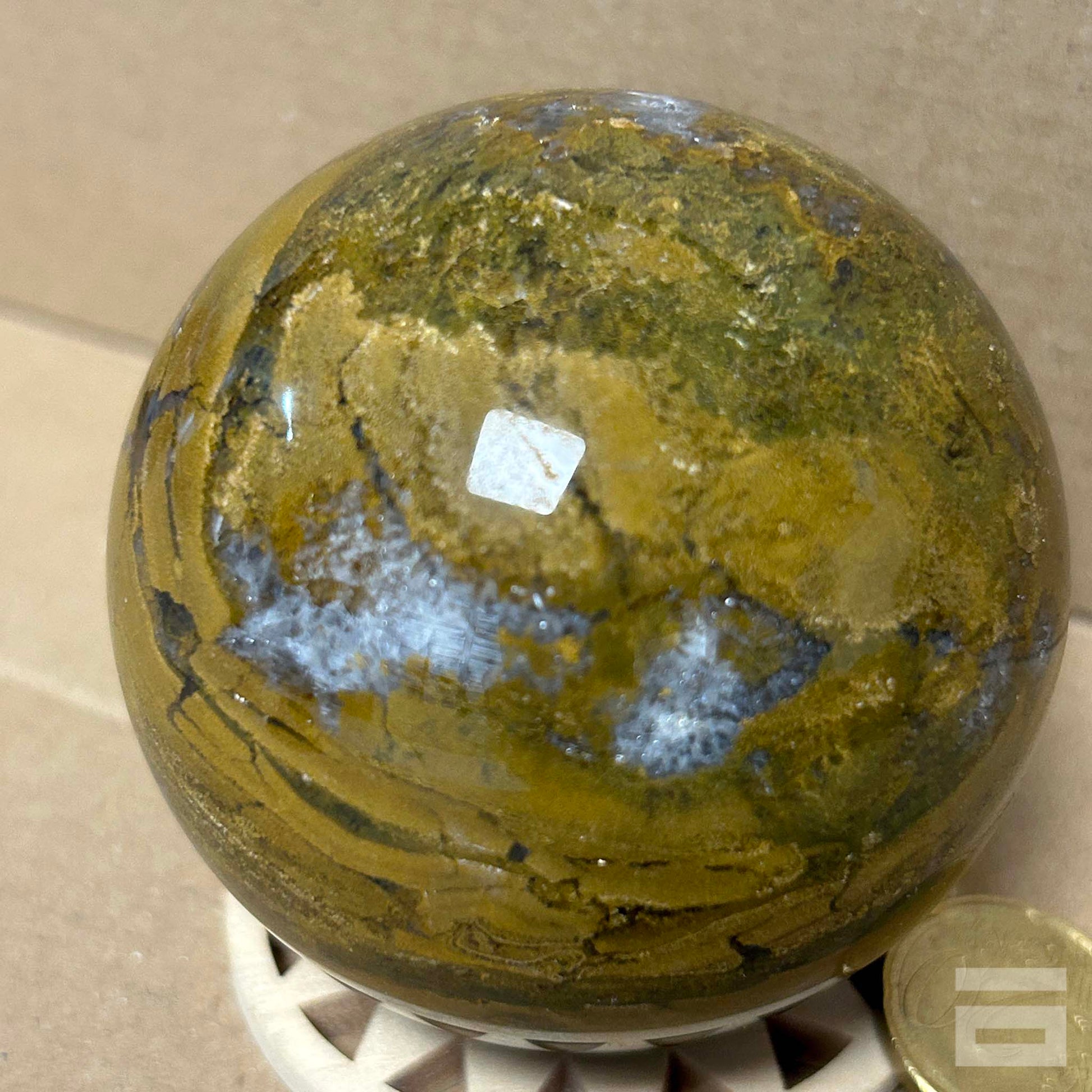 Esfera de Jaspe Océano