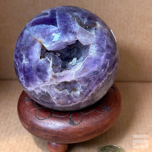 Esfera de Amatista dream con geoda