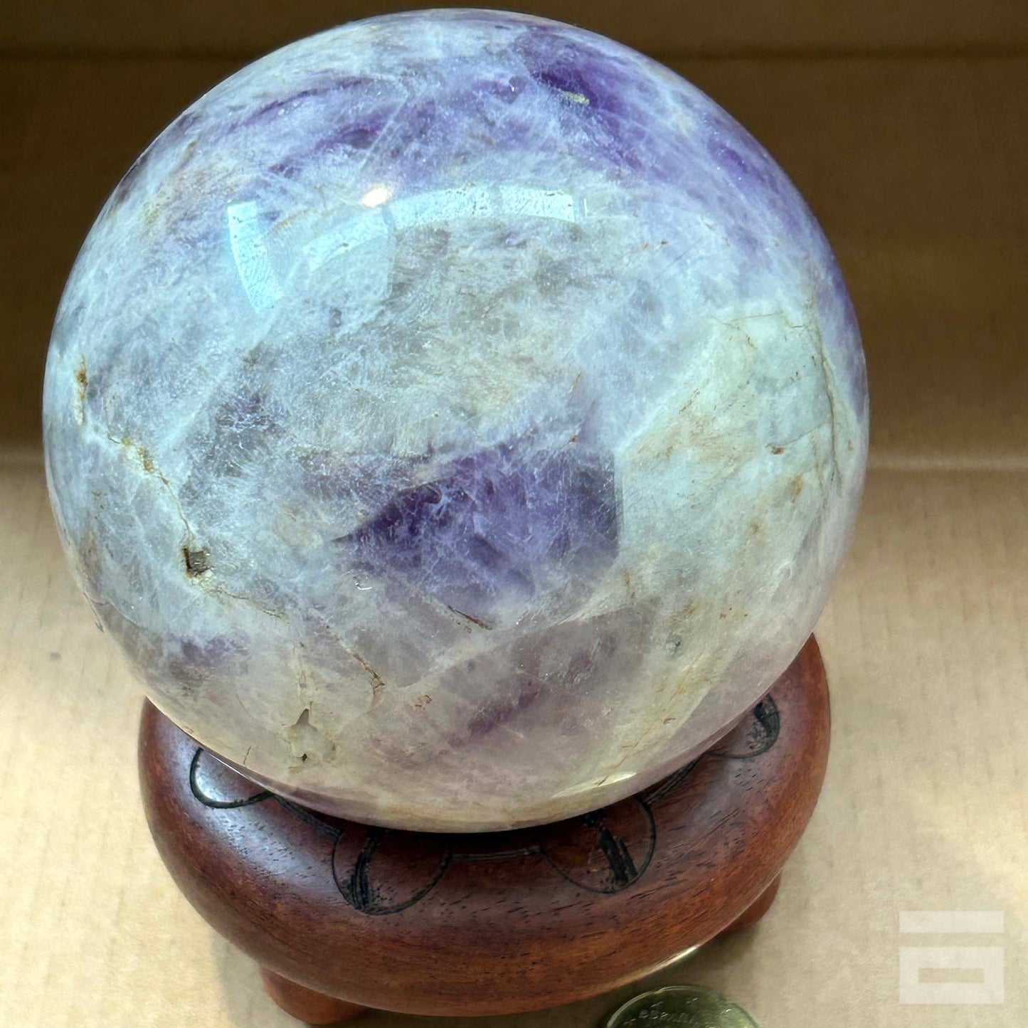 Esfera de Amatista dream con geoda