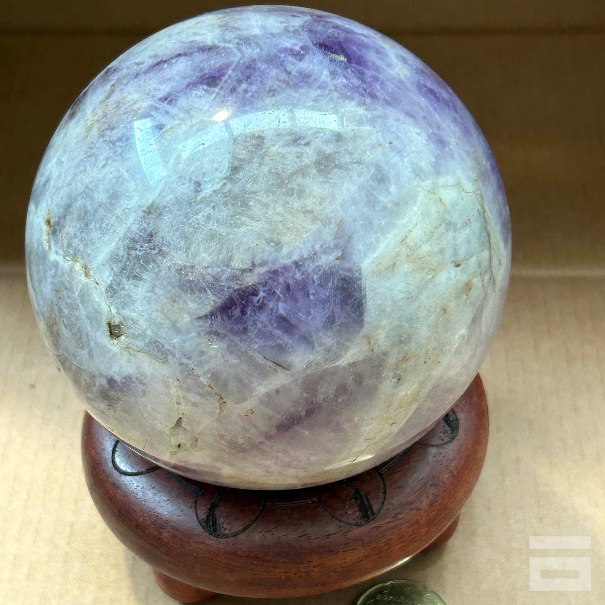 Esfera de Amatista dream con geoda