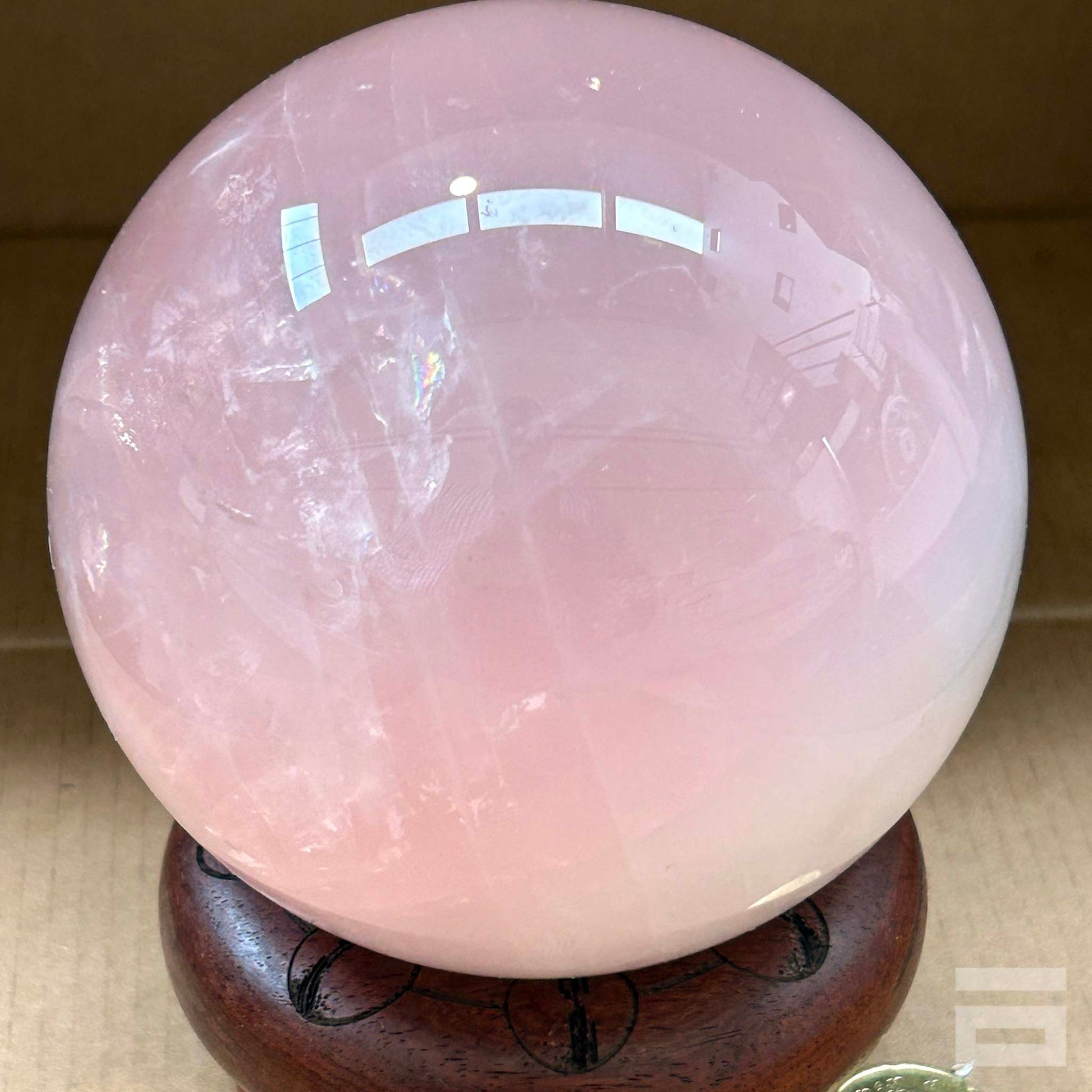 Esfera de Cuarzo rosa