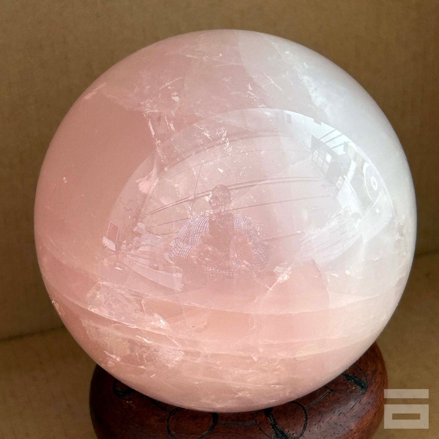 Esfera de Cuarzo rosa