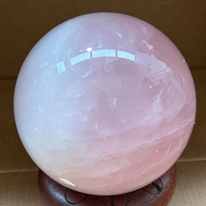 Esfera de Cuarzo rosa