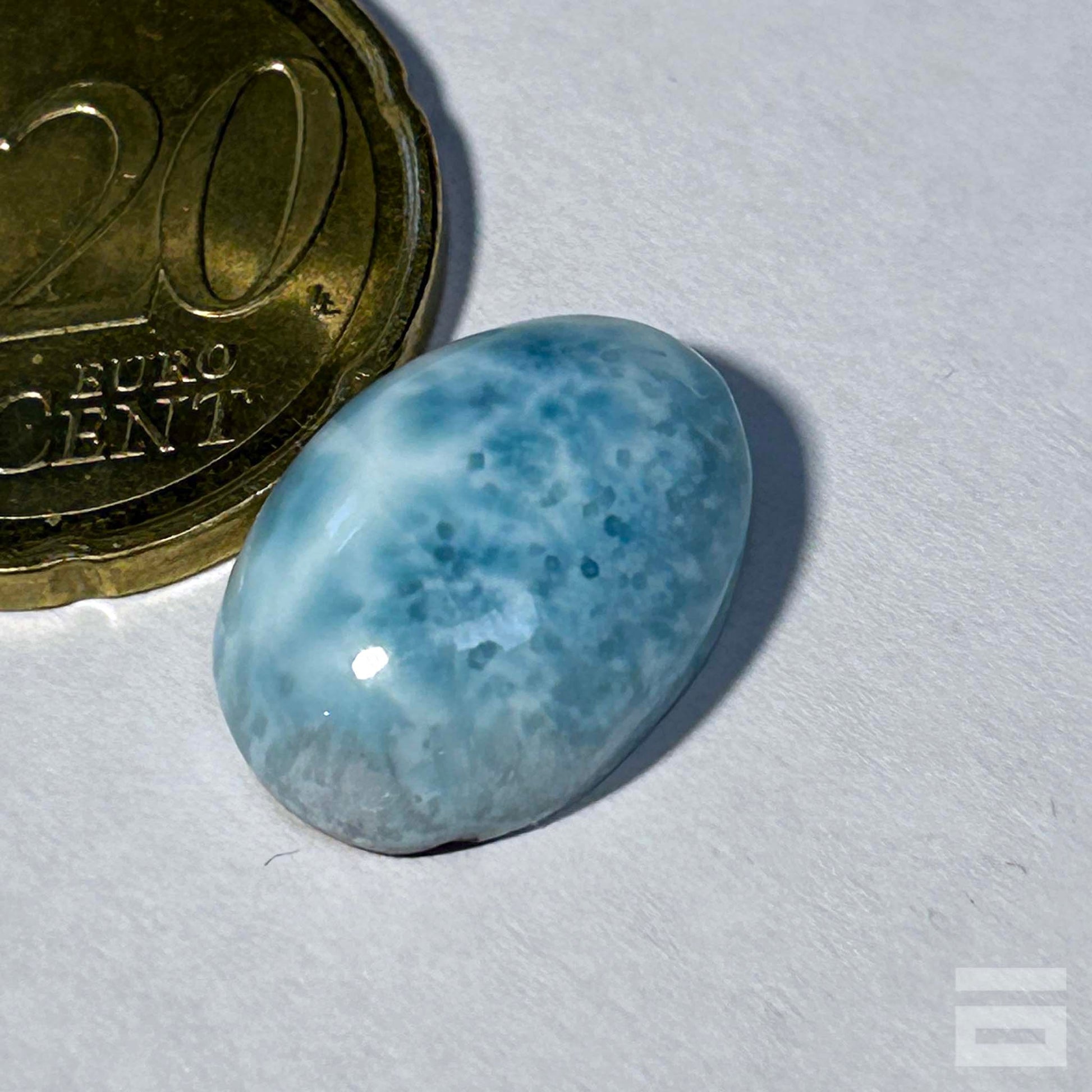 Cabujón Larimar