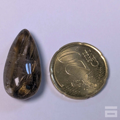 Cabujón Cuarzo con rutilo