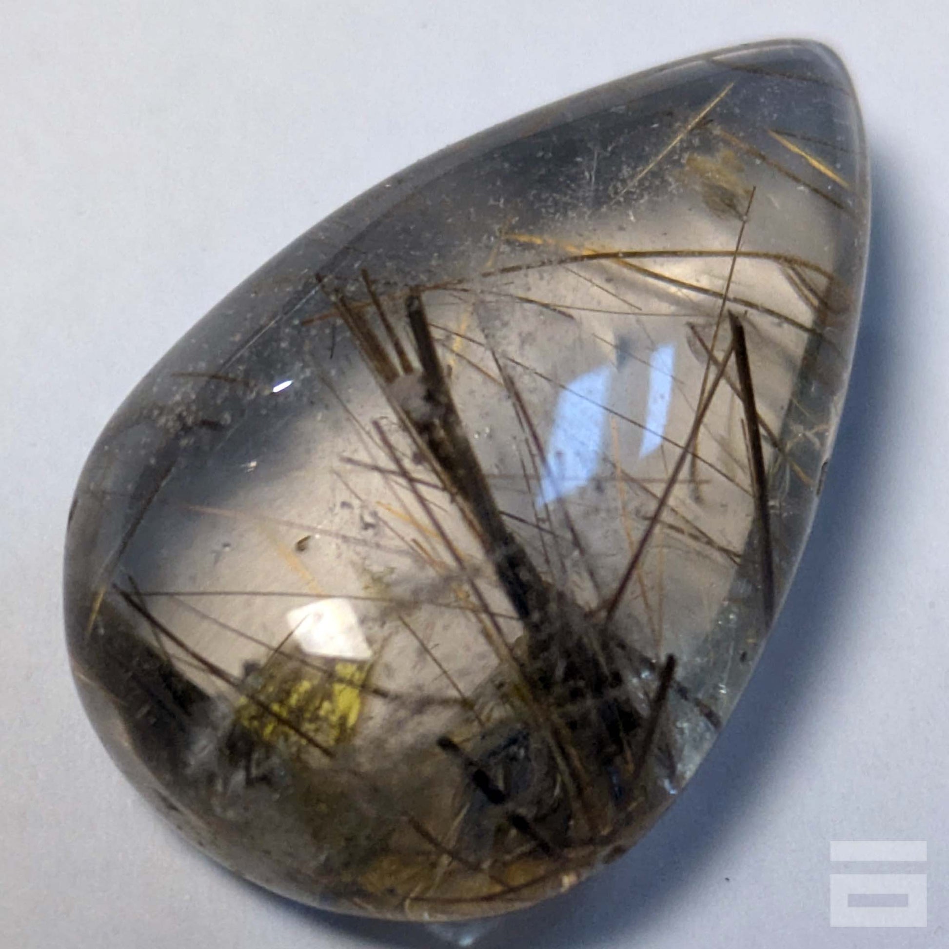 Cabujón Cuarzo con rutilo