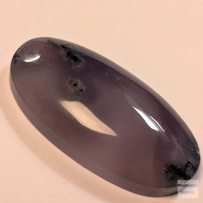 Cabujón Ágata purpura de Indonesia