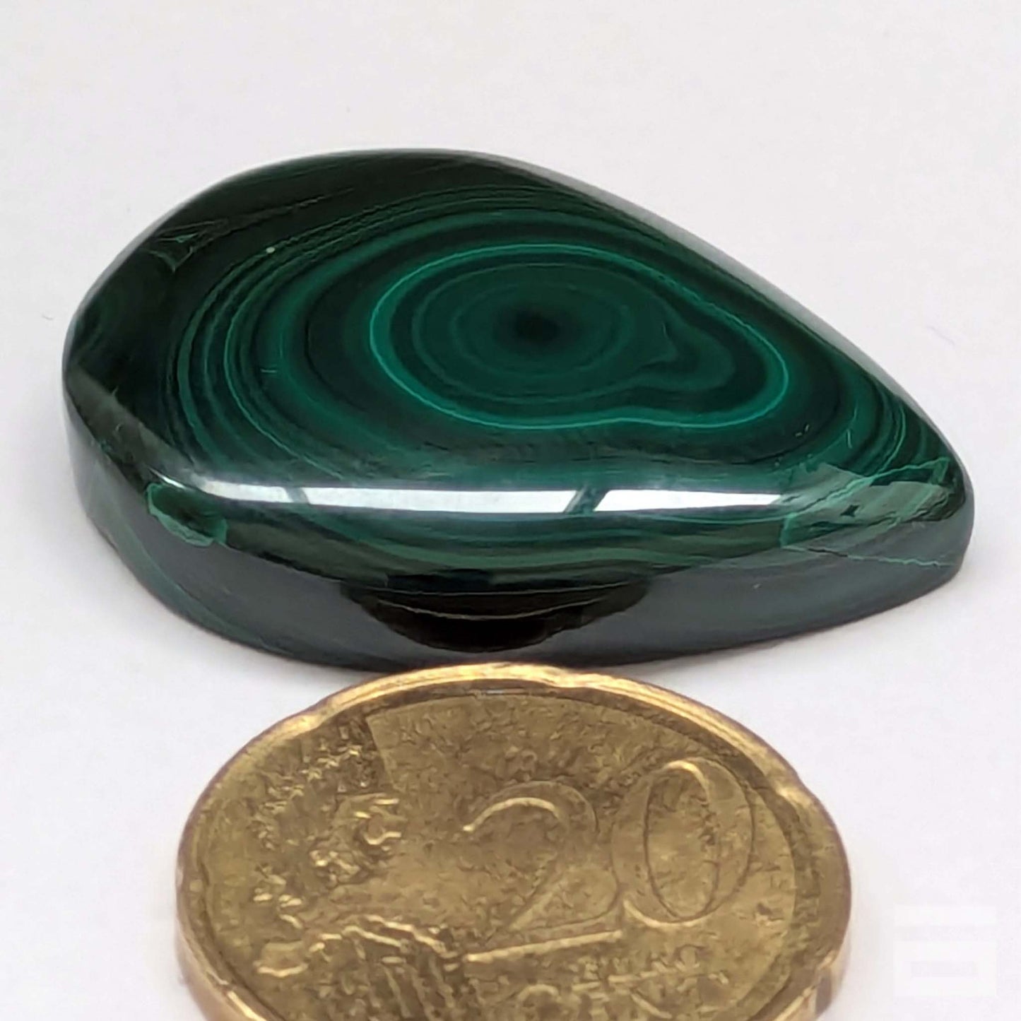 Cabujón Malaquita del Congo