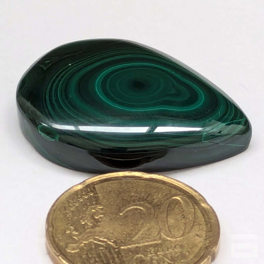 Cabujón Malaquita del Congo