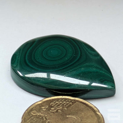 Cabujón Malaquita del Congo