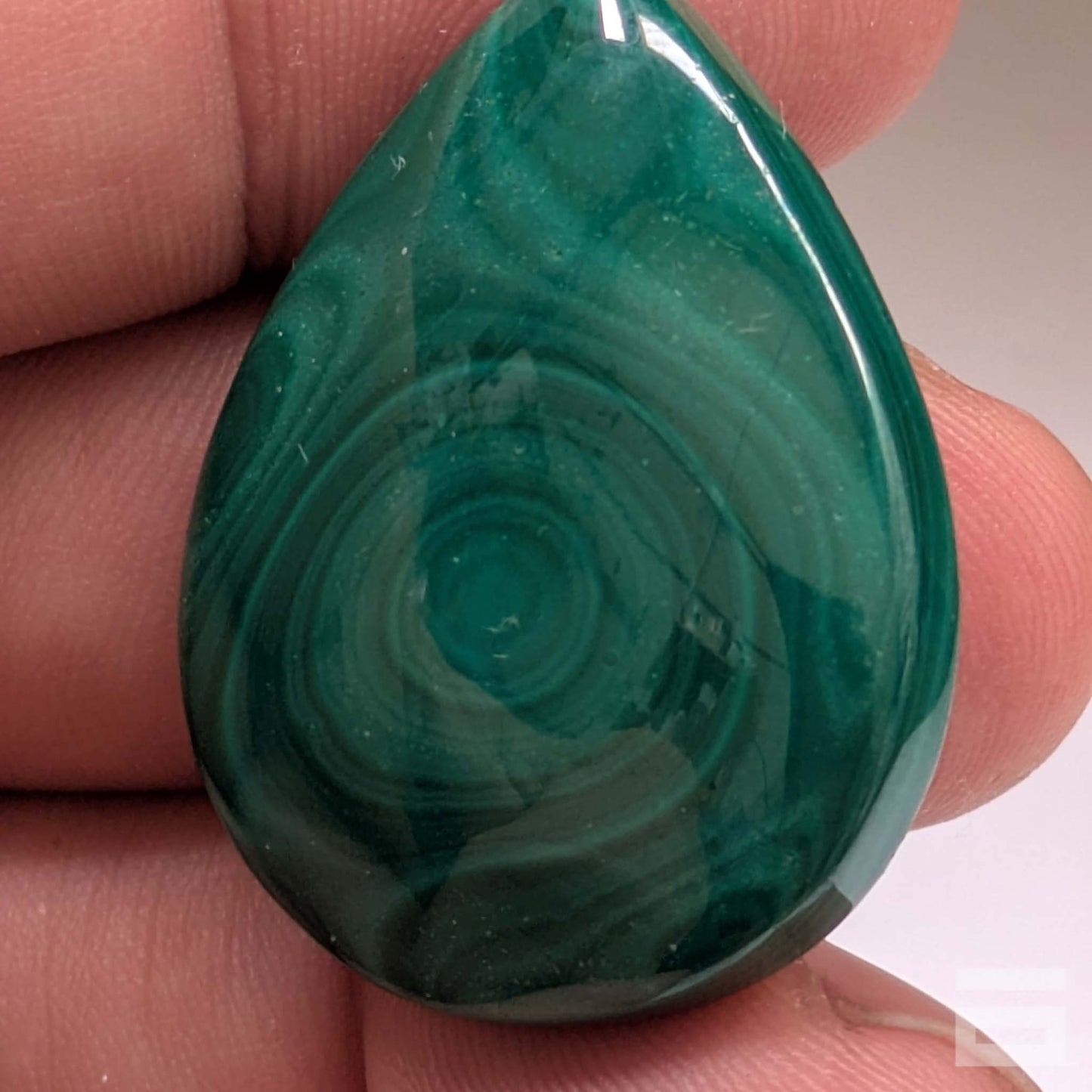 Cabujón Malaquita del Congo