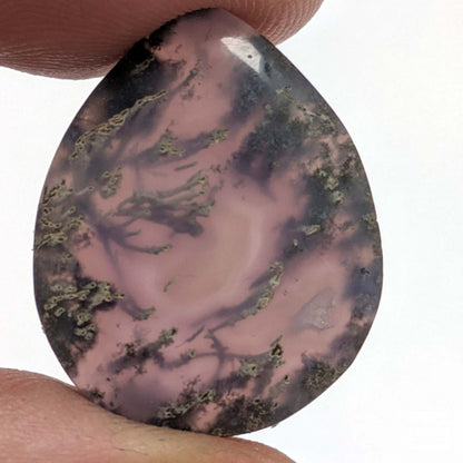 Cabujón Ágata purpura de Indonesia