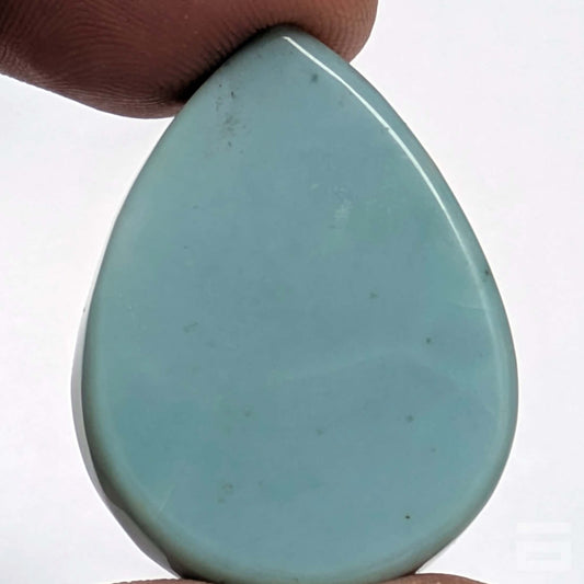 Cabujón Ágata flor verde