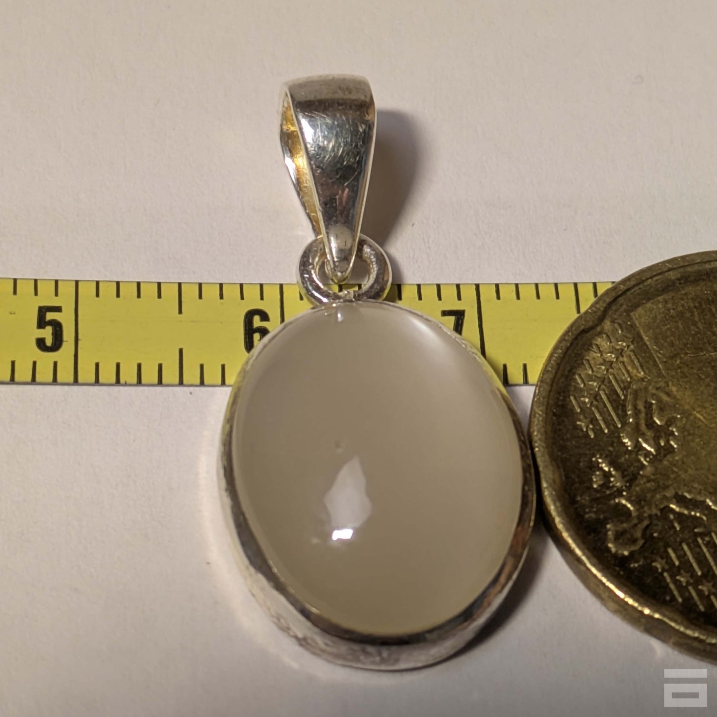 Colgante plata de Piedra luna
