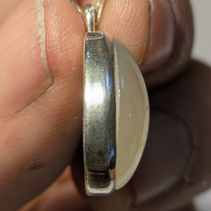 Colgante plata de Piedra luna