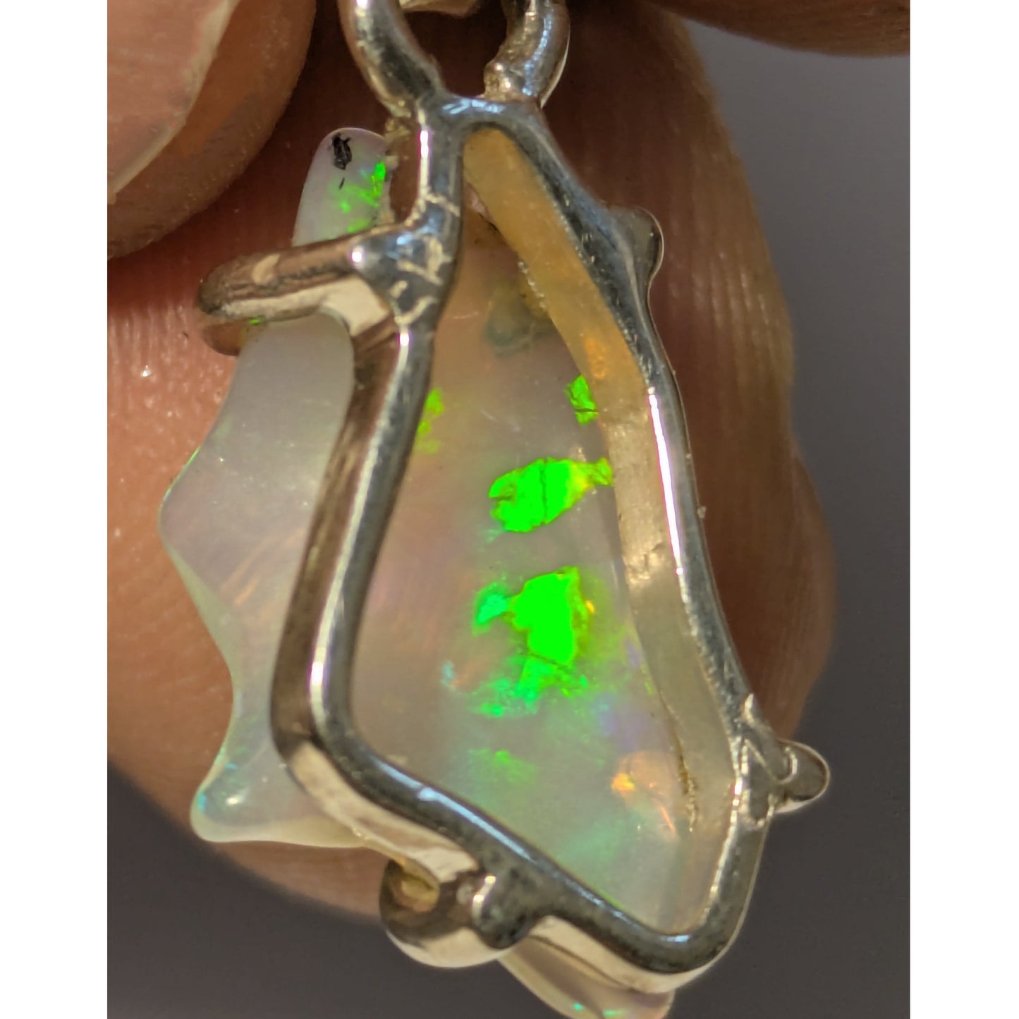 Colgante plata de Ópalo de Etiopia