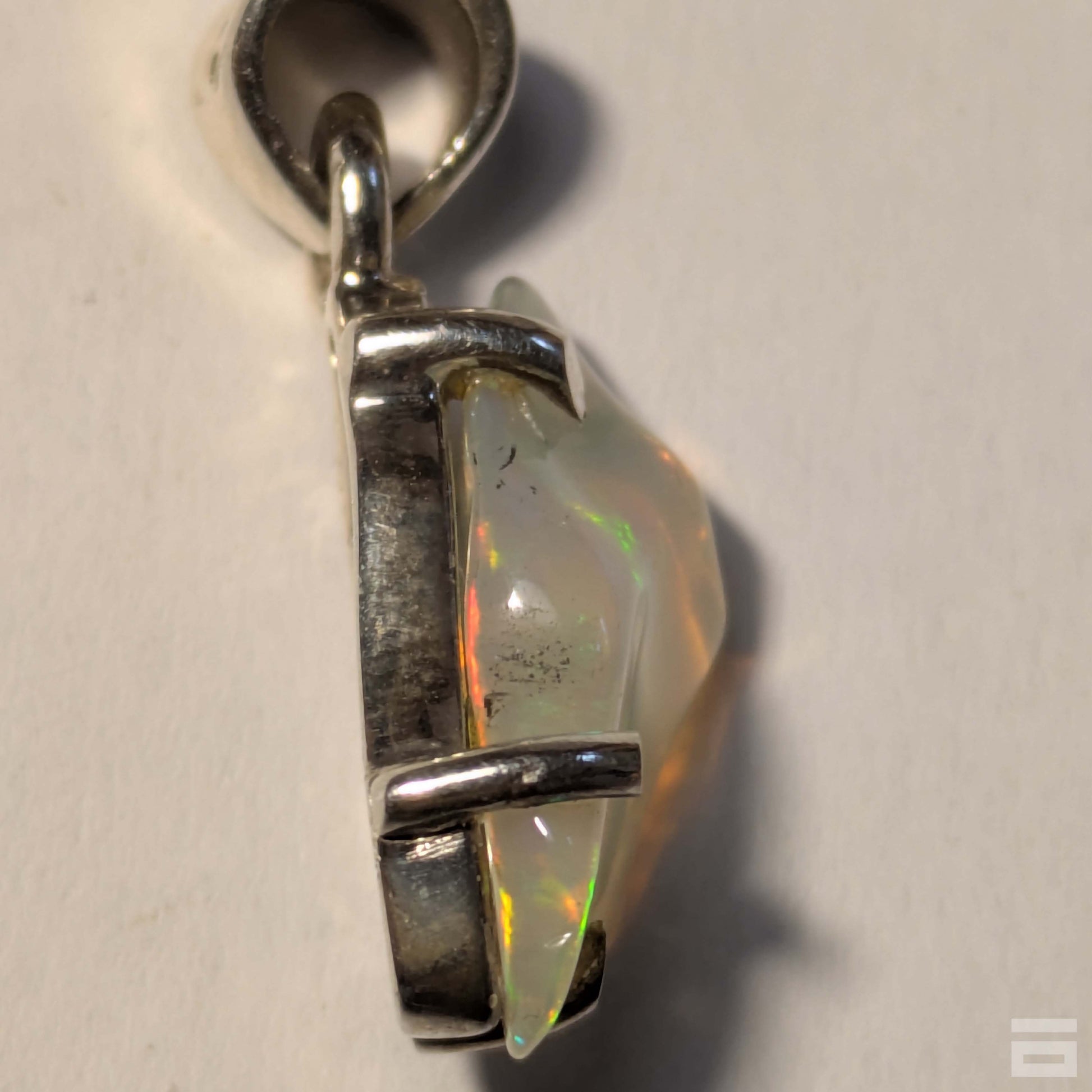Colgante plata de Ópalo de Etiopia