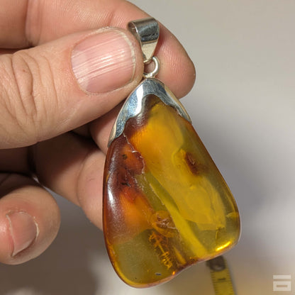Colgante plata de Ambar