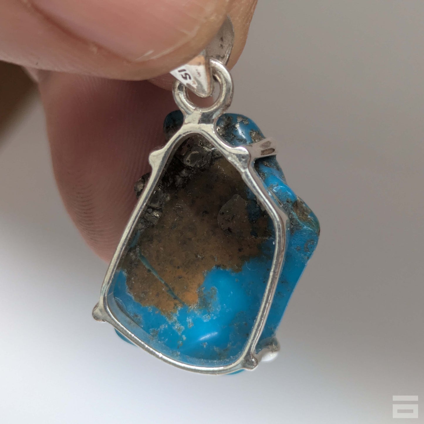 Colgante plata de Turquesa