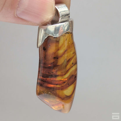 Colgante plata de Ámbar