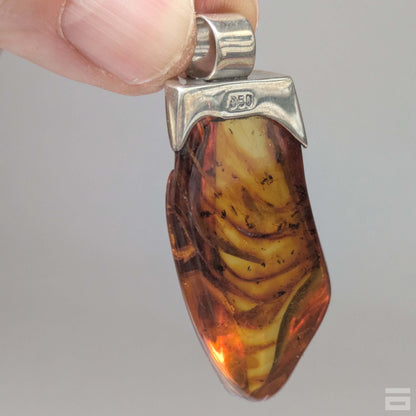 Colgante plata de Ámbar
