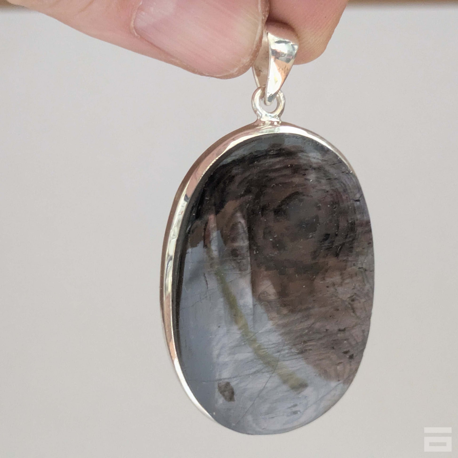 Colgante plata de Hiperstenia