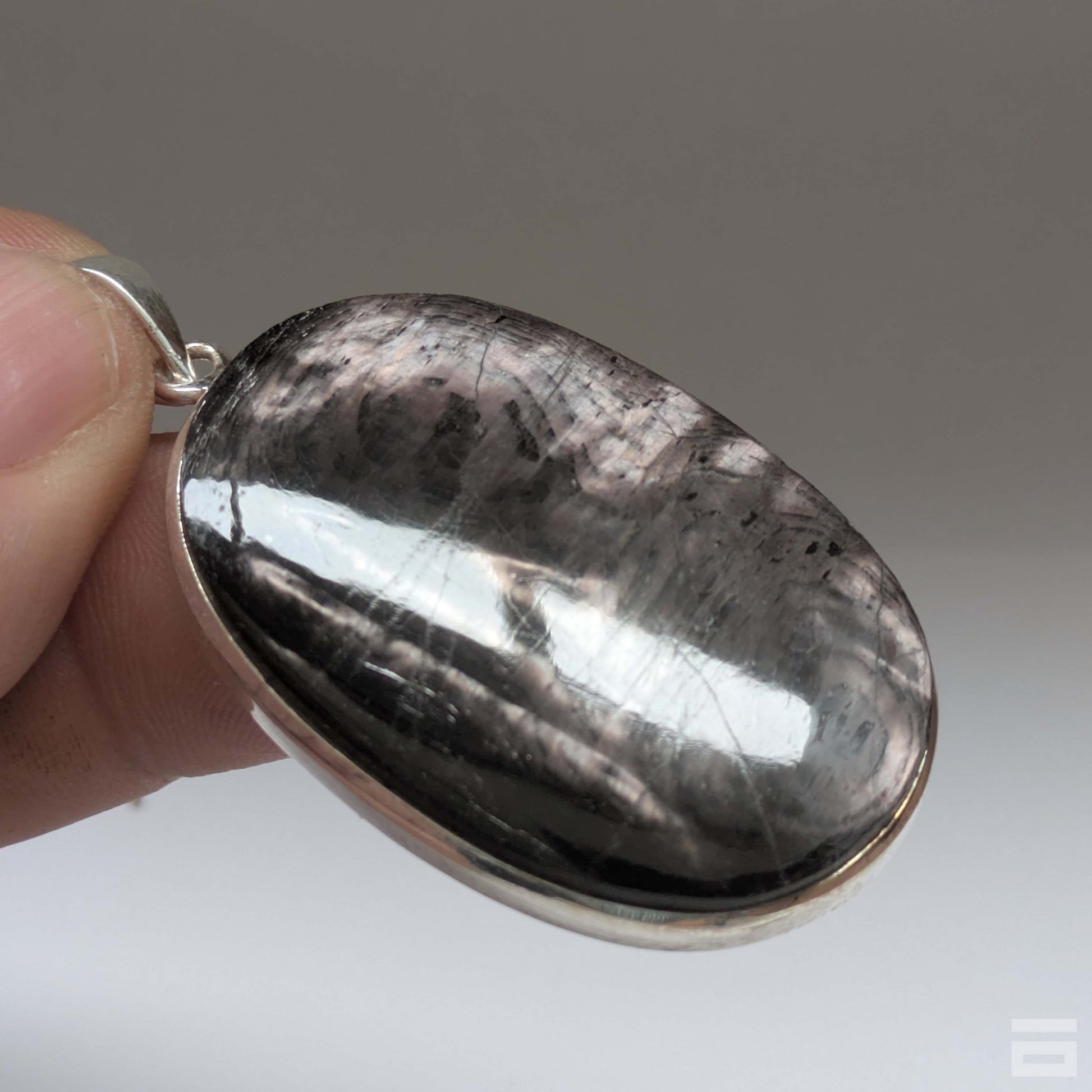 Colgante plata de Hiperstenia