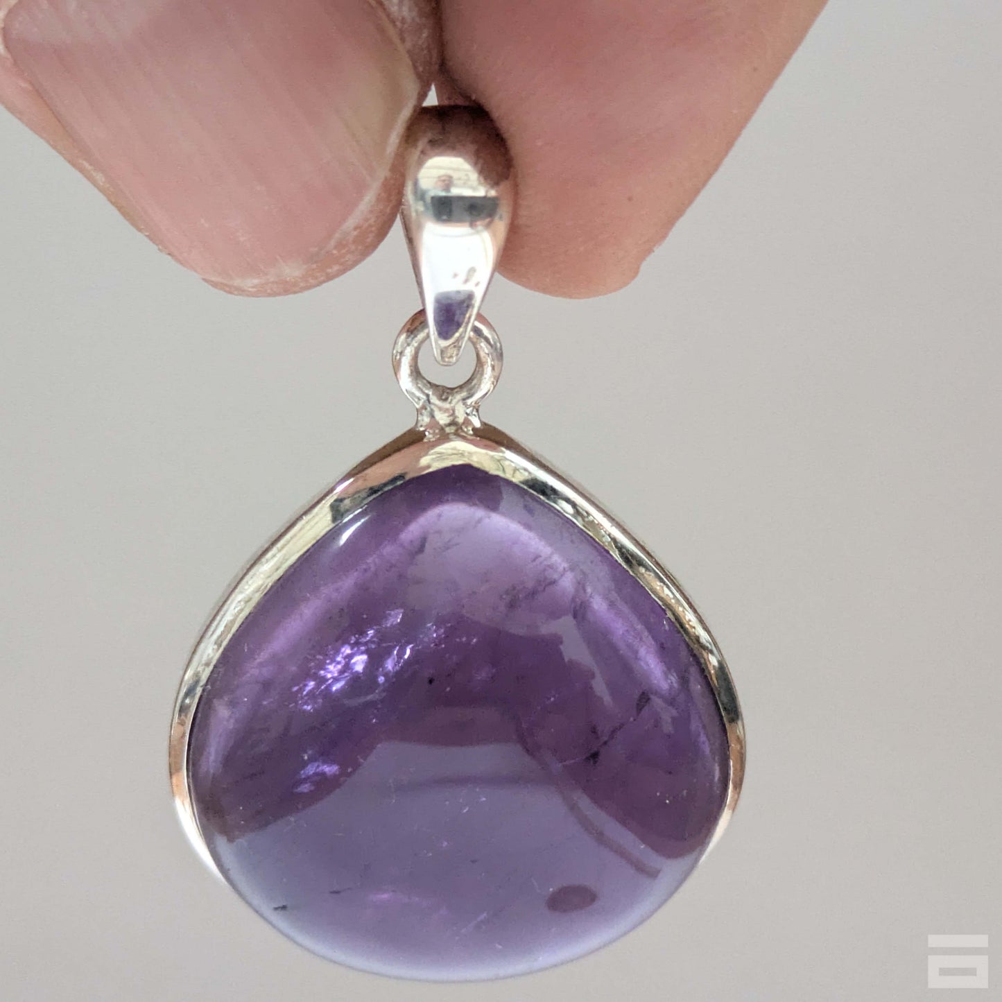Colgante plata de Amatista