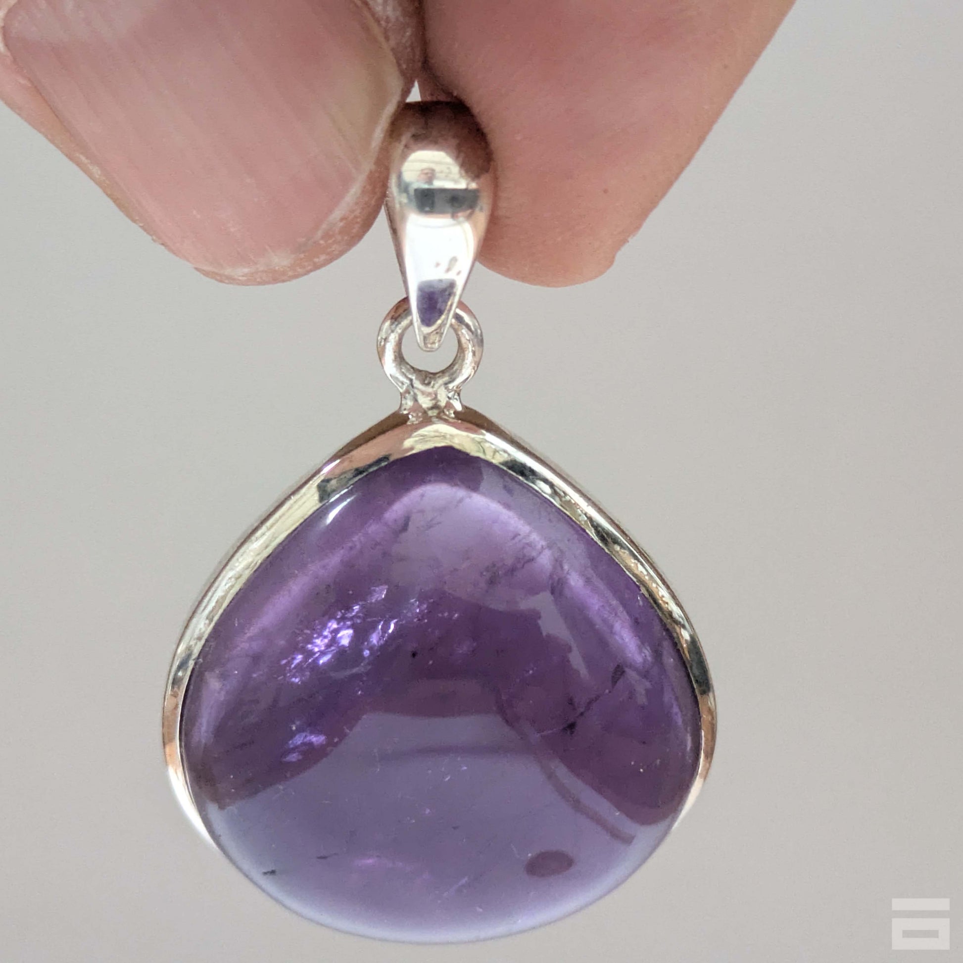 Colgante plata de Amatista