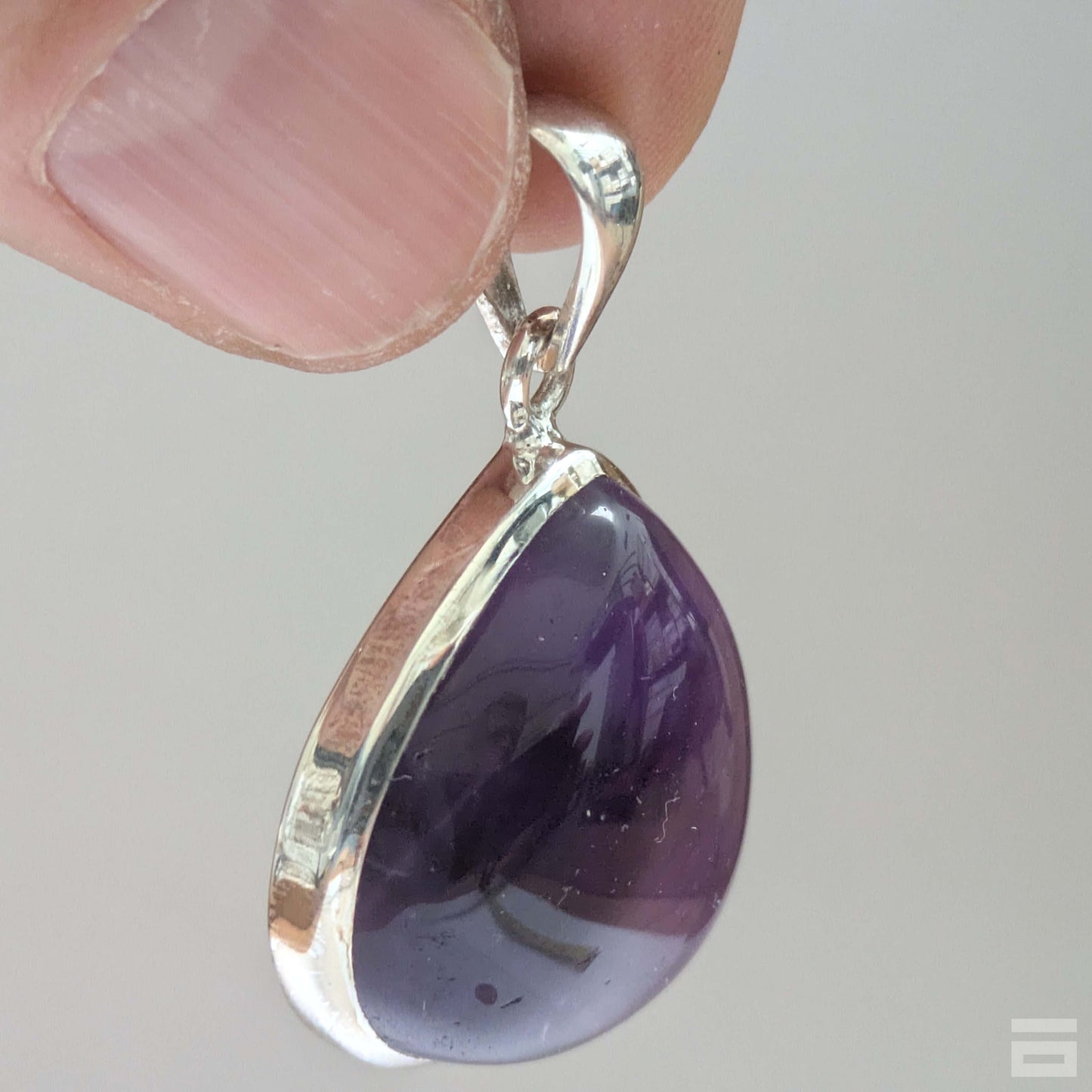 Colgante plata de Amatista