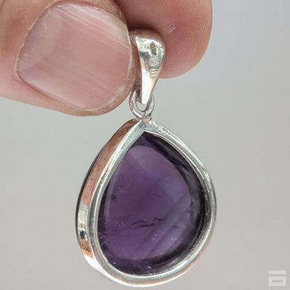 Colgante plata de Amatista