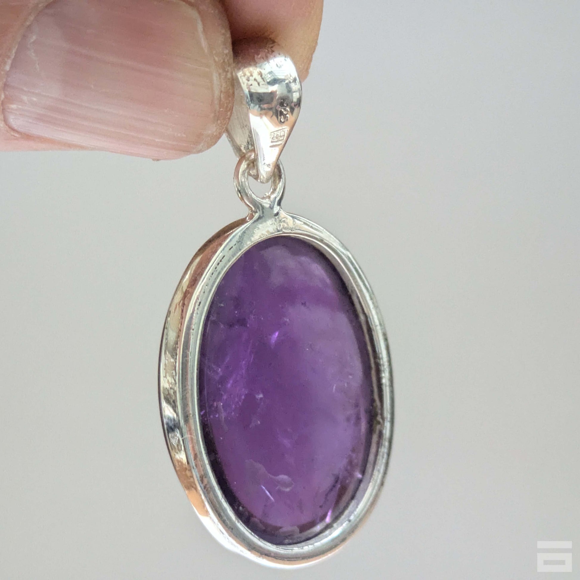 Colgante plata de Amatista