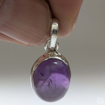 Colgante plata de Amatista