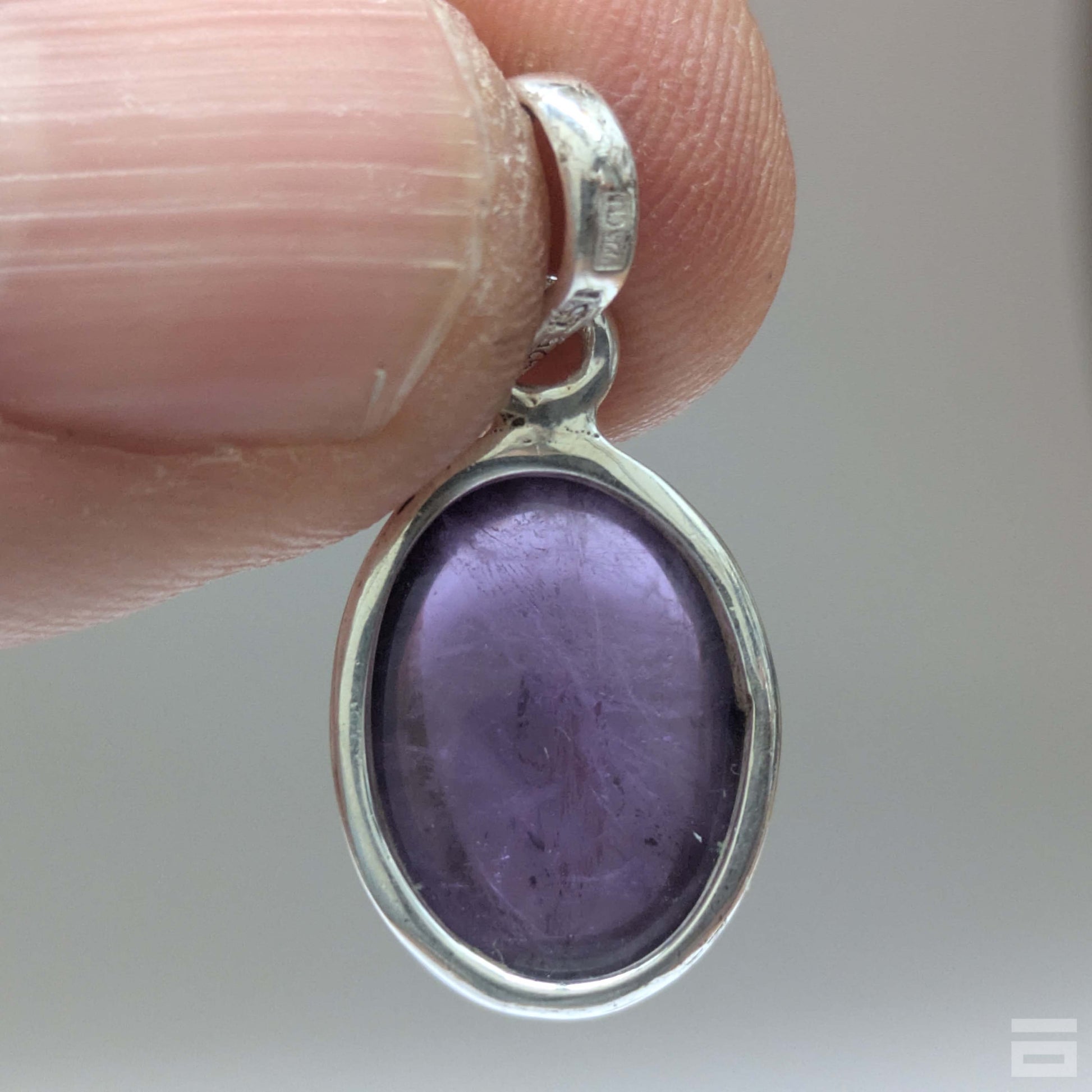 Colgante plata de Amatista