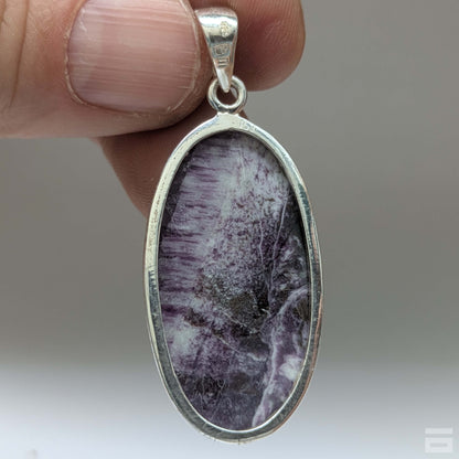 Colgante plata de Kammererita